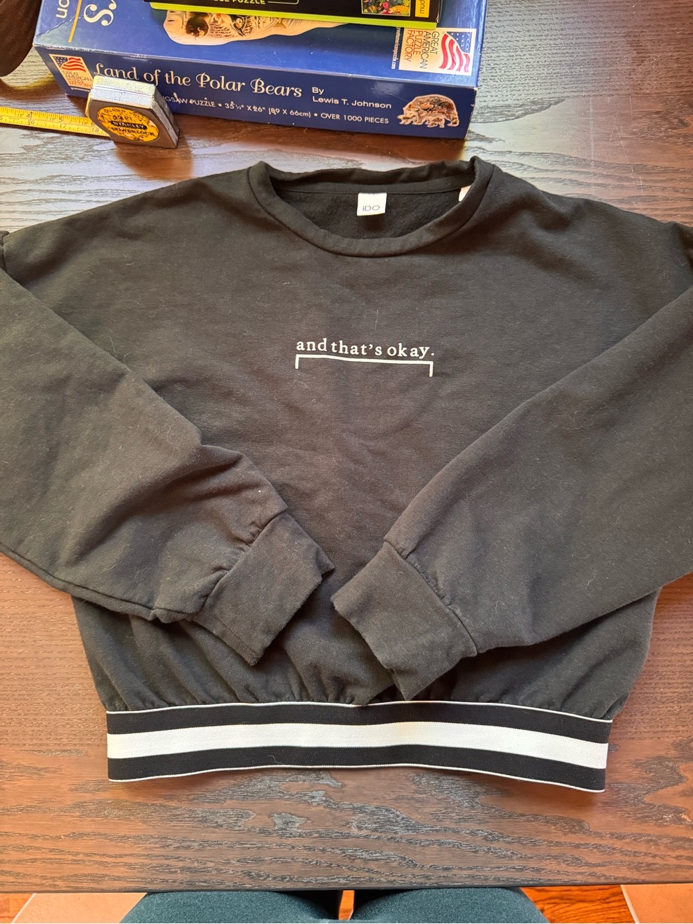 And that’s ok sweat suit from idk